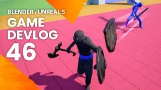 Devlog 46 - Throwing shields and dying enemies in UE5