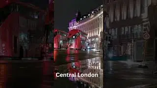 Raining in Central London 😊 #shorts #youtubeshorts #shortvideo #londonwalk