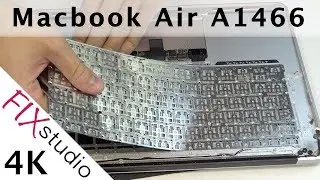 Macbook Air A1466 - Keyboard replacement [4k]