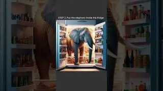 Part1: How to put an elephant in the fridge 🐘 #ai #copilot #photoshop #aiart