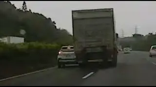 【車禍影片】學長想跟你貼貼嘛（2024.11.05 國道一號楊梅湖口段
