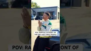 😳Rapping In Front of the Job That Fired Me 🏦 #rap #shorts #christianrapper