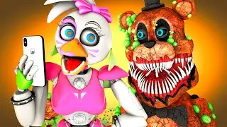 КОШМАРНЫЙ ФНАФ vs ГЛЭМРОК - Перчатка Бесконечности Челлендж [Ной FNAF 3D SFM Твистед Анимация]