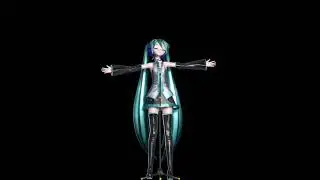 【初音ミクHatsune Miku『Glass Wall』】・ HOLOGRAM READY + motion dl