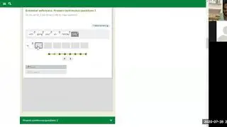 An example of my online classes .