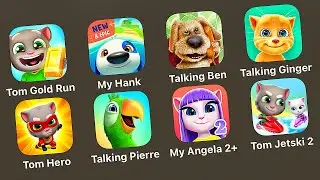 Talking Tom Gold Run,My Talking Hank Islands,Talking Ben the Dog,Talking Ginger,Tom Hero Dash