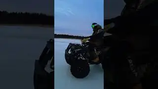 Дрифт по морю на квадрике  #дрифт #море #март