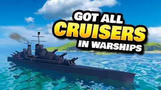 Cruisers Showcase from Warships Roblox