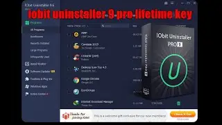 Iobit Uninstaller 9.6.0. Latest Version patch Download And Install For LIfetime | 100% Working