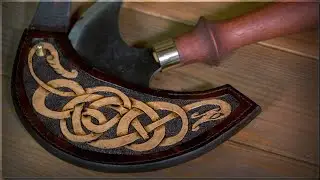 How to Build a Sheath for a Round Knife ( Knife by Black Beard Projects )