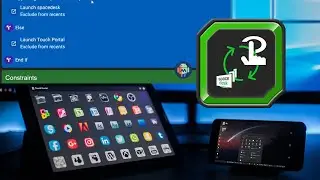Floating Toggle Button With MacroDroid for Touch Portal & Spacedesk