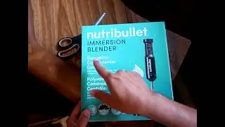 Unboxing of the NutriBullet Immersion Blender BD-BX227-23 NBI50100C