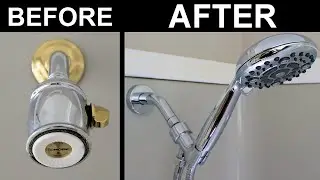 How to Change a Shower Head: Installing a Handheld Shower Head