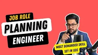 What is Planning Engineer Job Role in Construction Industry and Oil Field Projects ? #primavera6