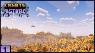 【Create Astral】Episode 1 - Create in Space? (Minecraft Modpack)