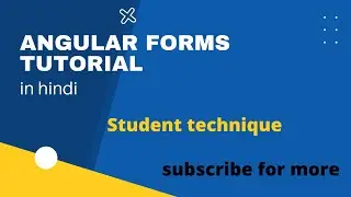 angular forms tutorial in hindi | Angular forms in hindi | student technique