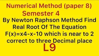 Numerical Method (chapter 2)semester 4 L9