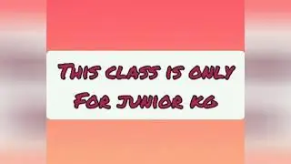 Introduction of number name 51 for jr.kg