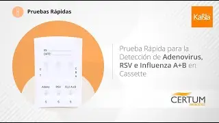 Kabla | Prueba de Rápida /Combo de Adenovirus, RSV e influenza A+B | CERTUM