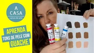 Tons de Pele com Guache
