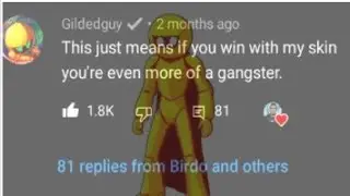 Being gifted Gildedguy be like...