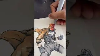 RED HOOD ✍️🔥 #comicart #art #drawing #inksketch #copicmarkers