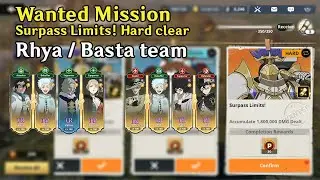 Wanted Mission Surpass Limits! Hard clear - Rhya (vs. Blue) / Basta (vs.Red/Green) | BCM Global