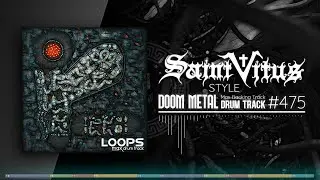 Doom Metal Drum Track / Saint Vitus Style / 100 bpm
