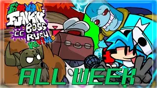 Friday Night Funkin' - Castle Crashers Boss Rush REVIVED Mod - All Bosses.