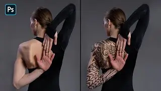 How to put a Tattoo on the body in Photoshop | Photoshop Tutorial