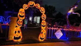 2023 haunted yard for Halloween