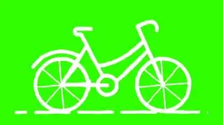 Cycling Animation 😍 Green screen video free download - Free copyright