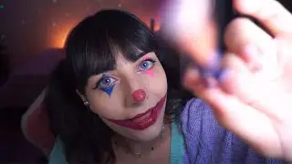 TI TRUCCO! 🤡 ASMR doing your make up by Joker / Harley Quinn fast and aggressive 🎃Halloween Special