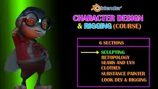 How to Sculpt a Character in Blender (part2)
