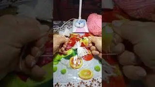 Аппликация из ниток ,йорк