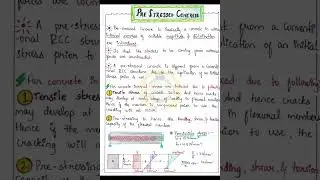 Reinforced Cement Concrete (RCC) V2 Handwritten Color Notes 📚 