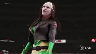 WWE 2K19 Rogue vs. Ninja Gaiden's Rachel - Steel Cage/2 Out Of 3 Falls Match