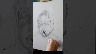 time laps proceso de retrato realista con metodo comparativo #arte #drawing  #retratosalapiz