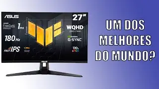 MONITOR GAMER ASUS TUF VG3A 180HZ 27 POLEGADAS IPS - Unboxing, montagem e primeiras impressões