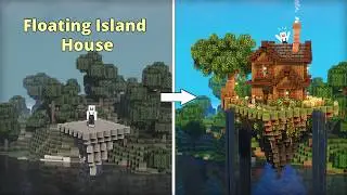 Floating Island House ☁️🏝️ | Minecraft Tutorial