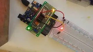 Development Programmer Board for ATtiny: without test led