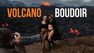 VOLCANO Boudoir - ICELAND Photography Workshop BTS