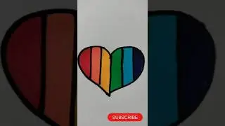 Beautiful rainbow🌈 drawing for toddlers #shorts #rainbow #kidslearning #viralshorts #trending #reels