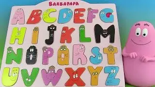 Apprendre l'alphabet français avec Barbapapa Jouet d'encastrement Learn French ABCs