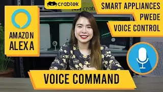 Crabtek Home Voice Command using Alexa | Tutorial kung pano iconnect si alexa sa Crabtek Products