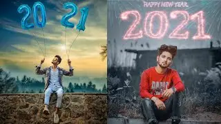 Picsart Happy New Year Photo Editing | 2021 New-year Special Photo Editing - Guru Editor
