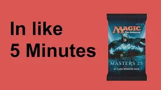How to create a magic the gathering card pack in blender in 5 minutes