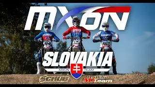 MXON SLOVAK Team - Jost, Katrinak, Repcak I SCRUBDesignz I Motocross of nations France - Ernée 2023