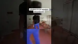 scheletro nell’ospedale abbandonato