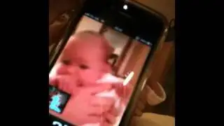 Ava - Skype with Granny Henderson - 26 March